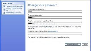 How to change your Windows password in Windows XP