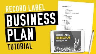 How to Make A Record Label Business Plan - (Free 2024 Template)