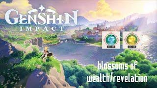 Genshin Impact | Collect rewards from Blossoms of Wealth/Revelation
