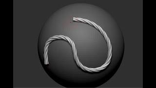 Zbrush - Rope imm brush tutorial