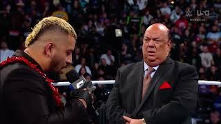 Solo Sikoa Confronts Paul Heyman - WWE Smackdown 1/3/2025