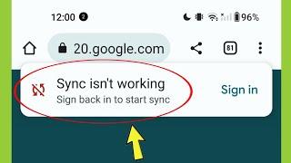 Fix Chrome Browser | Sync isn't working