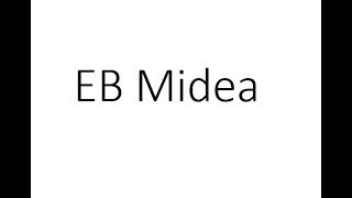 EB error Midea air source heat pumps