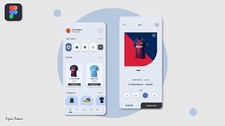 TUTORIAL DESAIN FIGMA | How to make modern Sport Shop App UI design