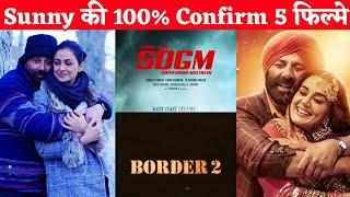 Sunny Deol 100% Confirmed 5 Upcoming Movies 2025-2026 | Border 2 | Safar | SDGM | Lahore 1947