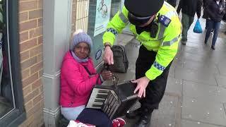 Policeman Confiscates Gypsy's Accordion...Then Plays It!