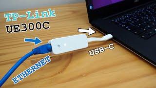 TP-Link UE300C Ethernet USB-C adapter • Unboxing, installation and test