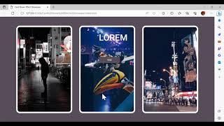 HTML CSS JavaScript Project 4:Card Hover Effect Showcase