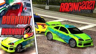 Birth of a Legendary Franchise! Burnout 1 + 2: Point of Impact | Racing Marathon 2021 | KuruHS