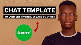 How To Chat With Fiverr Buyer- First order on the sample account