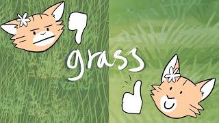 How I draw grass for backgrounds