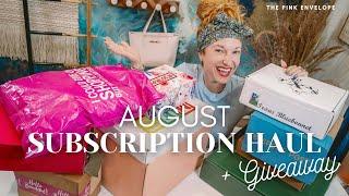 2021 August Subscription Box Haul - Celebrate State, BeSpoke Post, Happily Date Box, Rose War & More