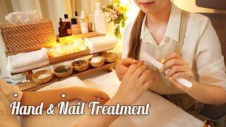 ASMR Gentle Hand Massage & Nail Care scrubs, hand mask, mist, essential oil