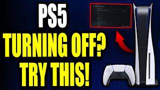 PS5 Randomly Shutting Off? Try THIS! How to Fix PS5 Randomly Shutting Off by itself (Easy Guide!)