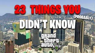 Even More Stuff You Didn't Know About GTA 5