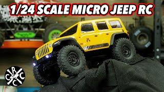 Axial SCX24 Jeep Wrangler JLU CRC Unboxing & Test Crawl