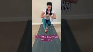 Challenge your balance with this video  #yoga #challenge #shorts