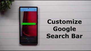 Fully Customize Your Google Search Bar (Size, Color, Logo, Transparency)