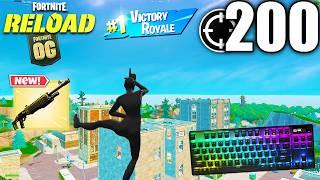 Apex Pro TKL ASMR  200 Kills Solo vs Squads  Satisfying Keyboard OG Fortnite Reload 540 FPS 4K