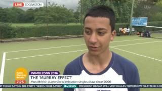 Andy Murray Inspires Young British Tennis Players | Good Morning Britain