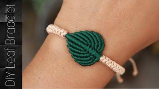 How To Make Bracelets At Home | DIY Leaf Bracelet Ideas |Thread Bracelets |Creation&you