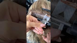 Are these the most invisible hair extensions? #hairextensions #combline #extension #wow #hairvideos