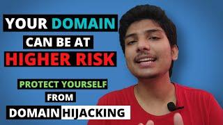 Secure your DOMAIN from Domain  Hijackers!!! Domain Privacy Protection in HINDI (2020)