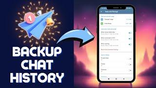 How To BACKUP Chat History In Telegram 2024 (Backup Data in Telegram)