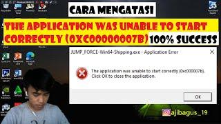 Cara Mengatasi Application was unable To start correctly (0xc00000007b)