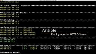 RHCE 8 - Deploy Apache Web Server