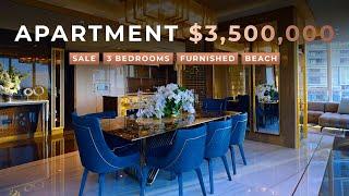 Sale | 3-Bed Beachfront Apartment in JBR, Dubai | $3,500,000