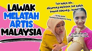 Gelak Guling Guling | Lawak Melatah Artis Malaysia Ketawa Gila Gila, Lawak Terkini Terbaik!!