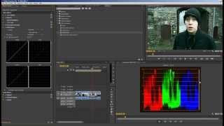 How To Use Color Correction Adobe Premiere Pro CS6 Video Editing RGB Curves Luma Curve 2013