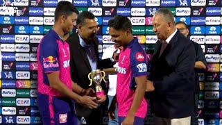 Sandeep Sharma's heart touching gesture dedicated his MOM award to Yashasvi Jaiswal after MI vs RR