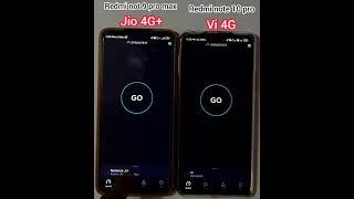 Jio 4g vs Vi 4g internet speed test | Jio Vs Vodafone idea speed test 2022 | internet connection 