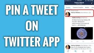 How To Pin A Tweet On Twitter App