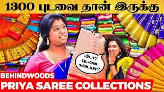 FREE Saree நான் தரேன்… உங்க வீட்டு Functions-க்கு கேளுங்க! Priya Saree Collections | Home Tour