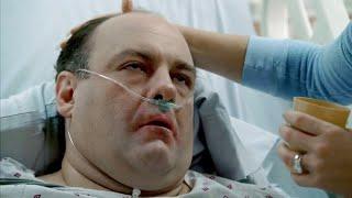 The Sopranos - Family members and friends visit Tony Soprano in the hospital