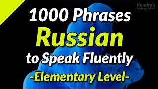 1000 Russian conversation phrases to speak fluently - with Narrator's Professional Voice