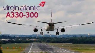 Virgin Atlantic Airbus A330-300 arriving for end of lease maintenance ️Birmingham Airport ( BHX )