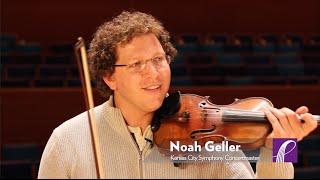 Concertmaster Noah Geller plays his favorite moment from "Don Juan."