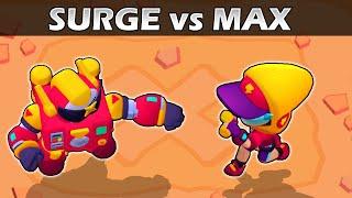 SURGE vs MAX | 1vs1 | 18 Test | Brawl Stars