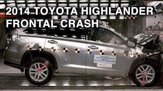 2014 Toyota Highlander | Frontal Crash Test | CrashNet1