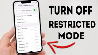 How To Turn Off Restricted Mode On iPhone! (2023)