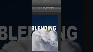 How to use blending option in photoshop cc