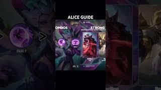 ALICE Guide: Build, Emblem, Combos, and Counter #alice #mobilelegends #mlbb #forsakenmlbb #fyp