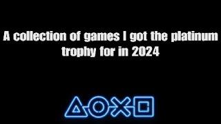 Playstation Platinum Trophy Collection 2024