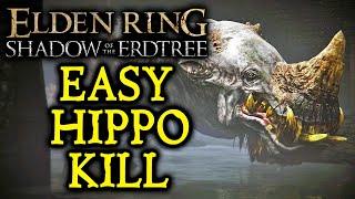 ELDEN RING DLC BOSS GUIDES: How To Easily Kill Golden Hippopotamus!