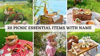 20 Picnic Essential Items With Name I SIA STYLES