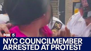 NYC councilmember arrested at protest in Brooklyn